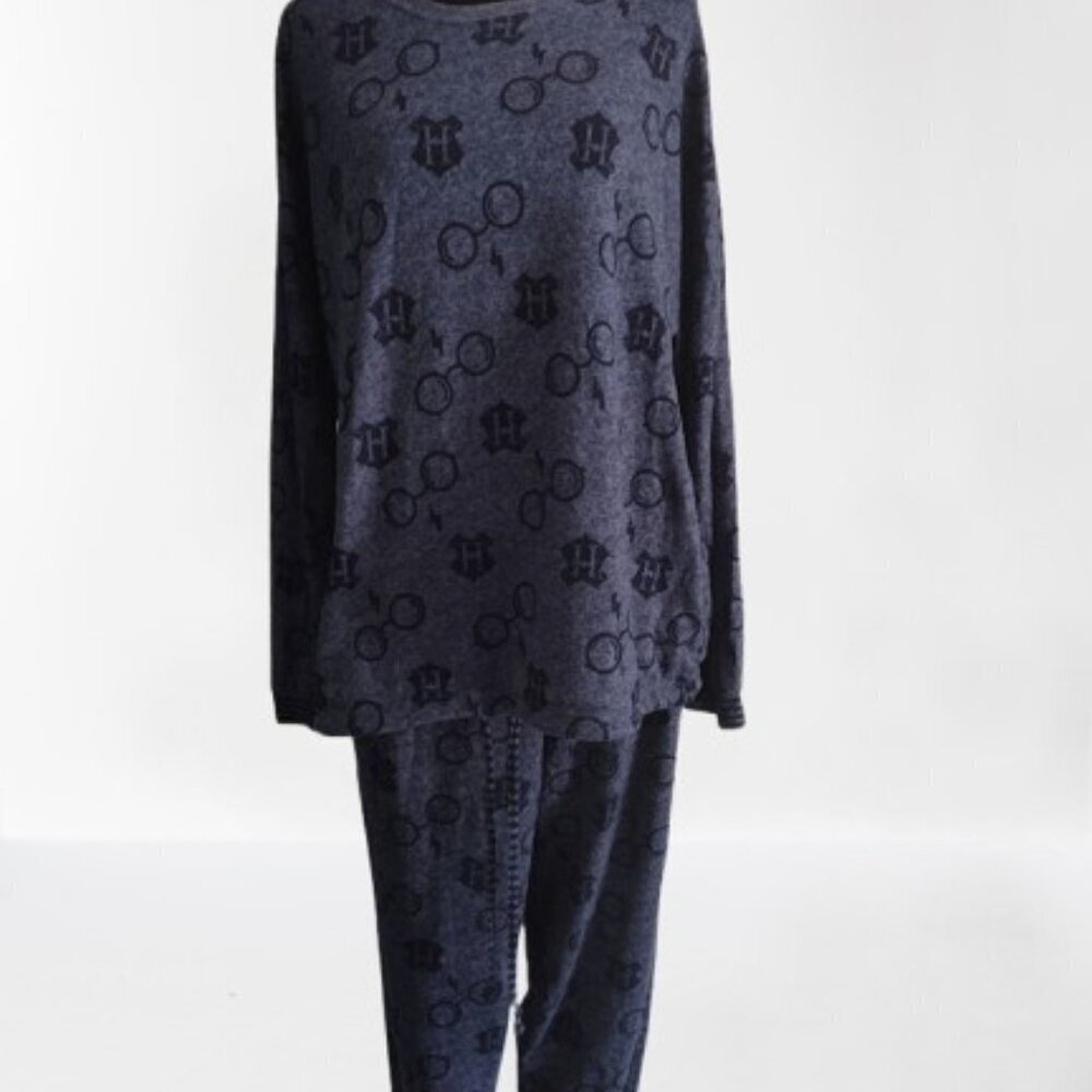 Wizarding World Harry Potter Women's Draw String PJ Top & Matching Bottoms